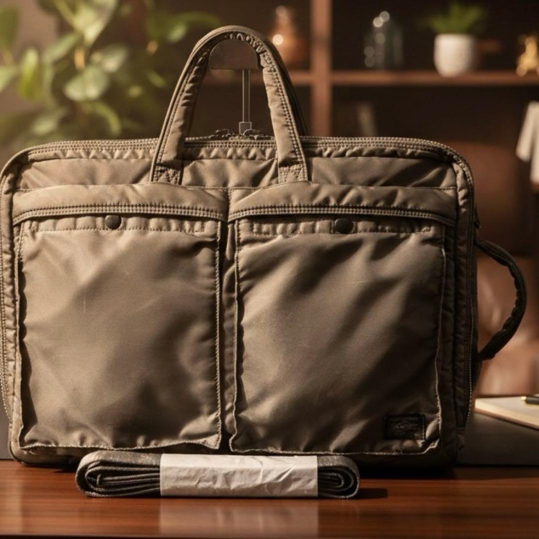 廃盤品✨ポーター タンカー ビジネスバッグ リュック2層3way シルバーグレー ポーター PORTER タンカー 3way ビジネスバッグ シルバーグレー - メルカリ