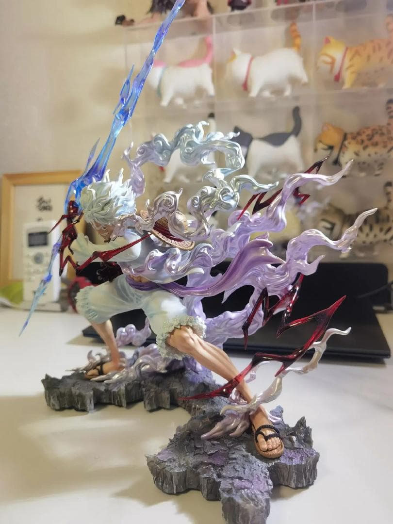 ワンピース ニカ ルフィ ギア5 フィギュア ガレージキット 塗装済み