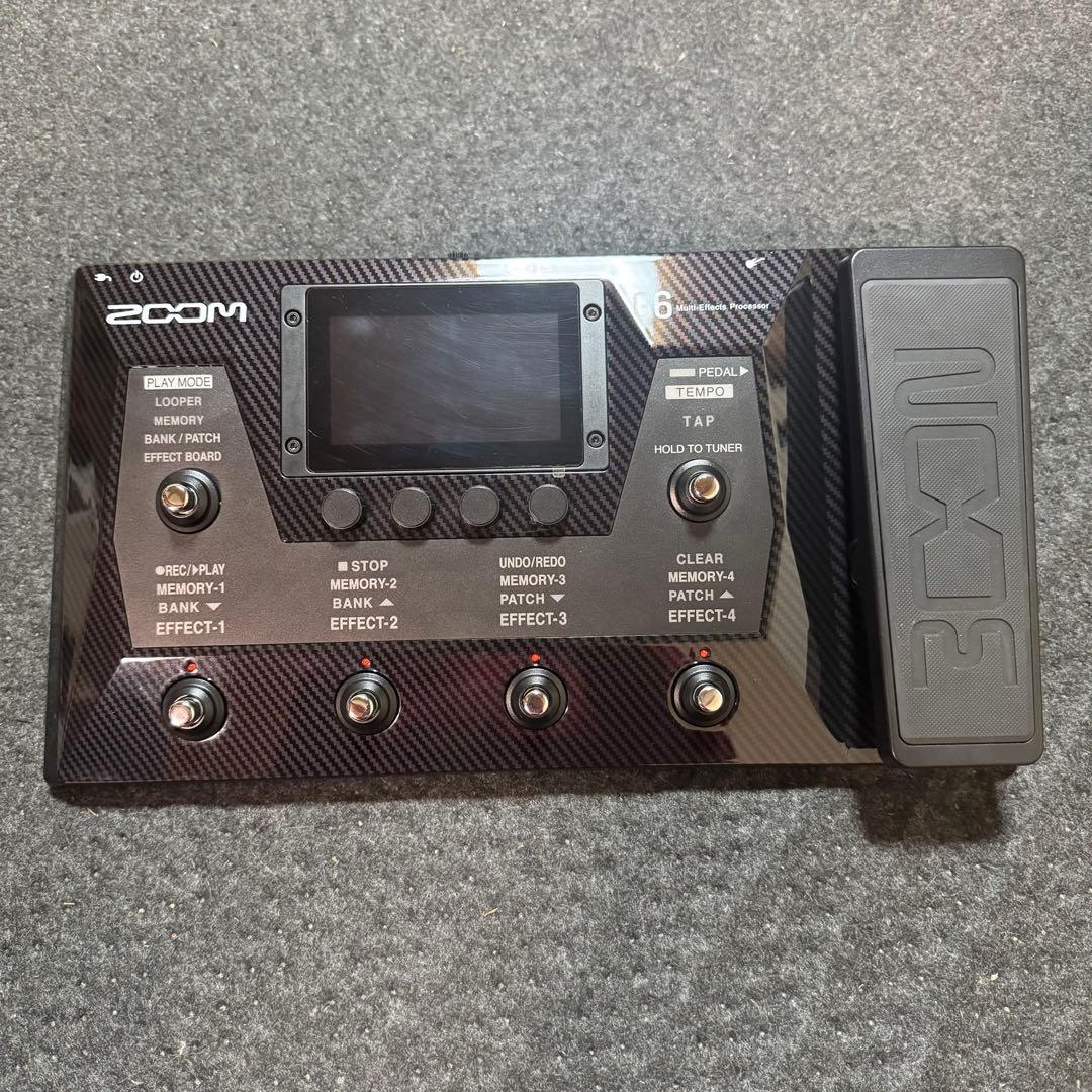 ZOOM G6 マルチエフェクター(アダプター付き) Amazon | 【純正ACアダプター付】ZOOM ズーム ギター用マルチ
