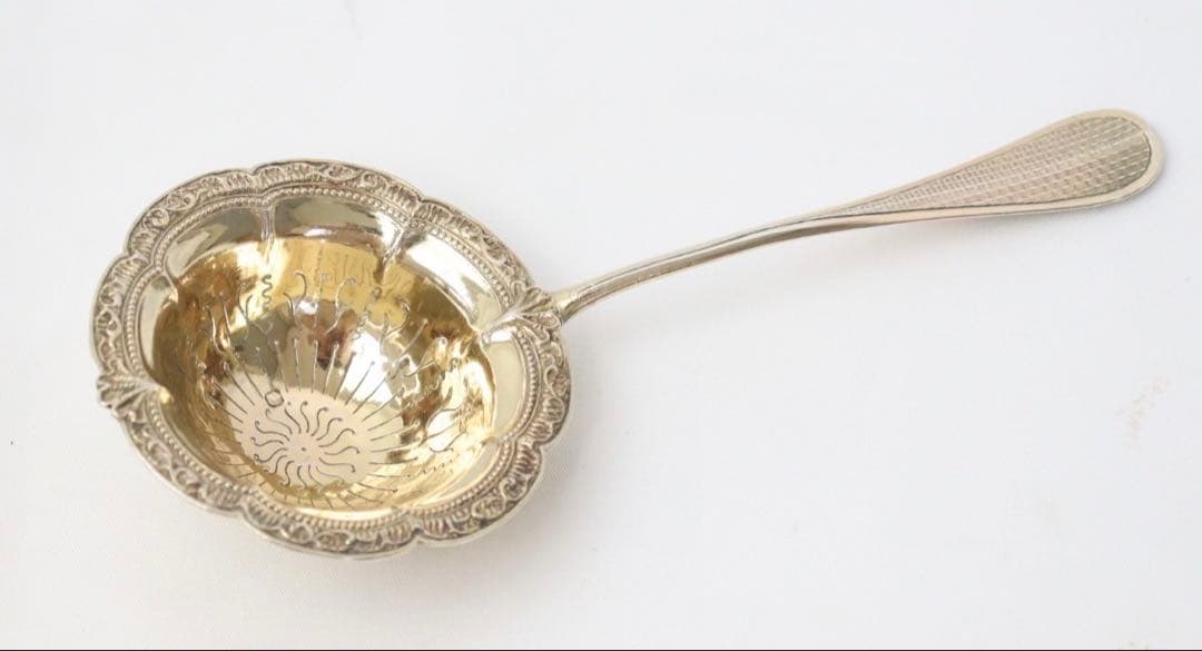 ティーストレーナー　スターリングシルバー　アンティーク