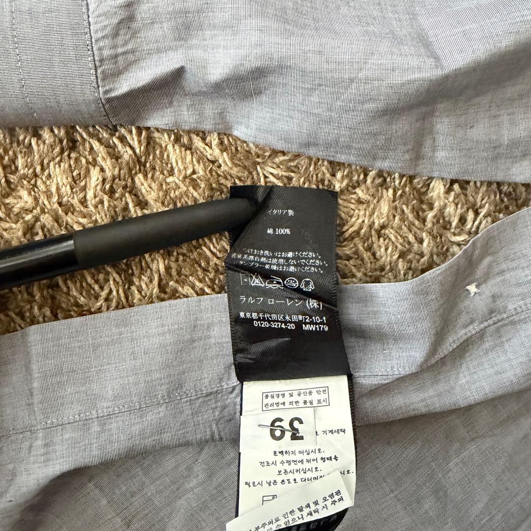 最高級ライン ブラックレーベル】ラルフローレン シャツ イタリア製 L