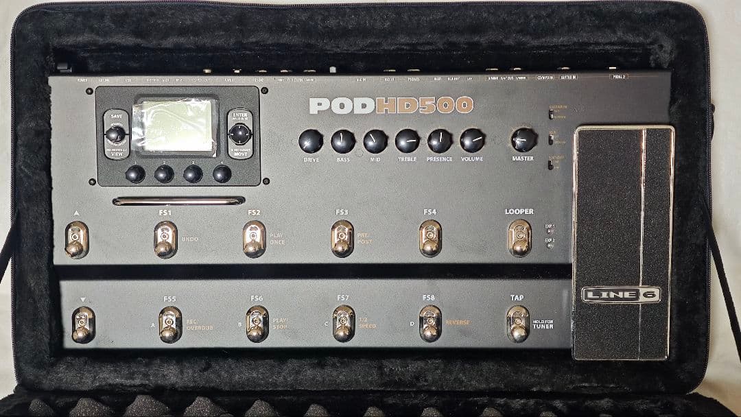 LINE6 POD HD500 SKBケース付き