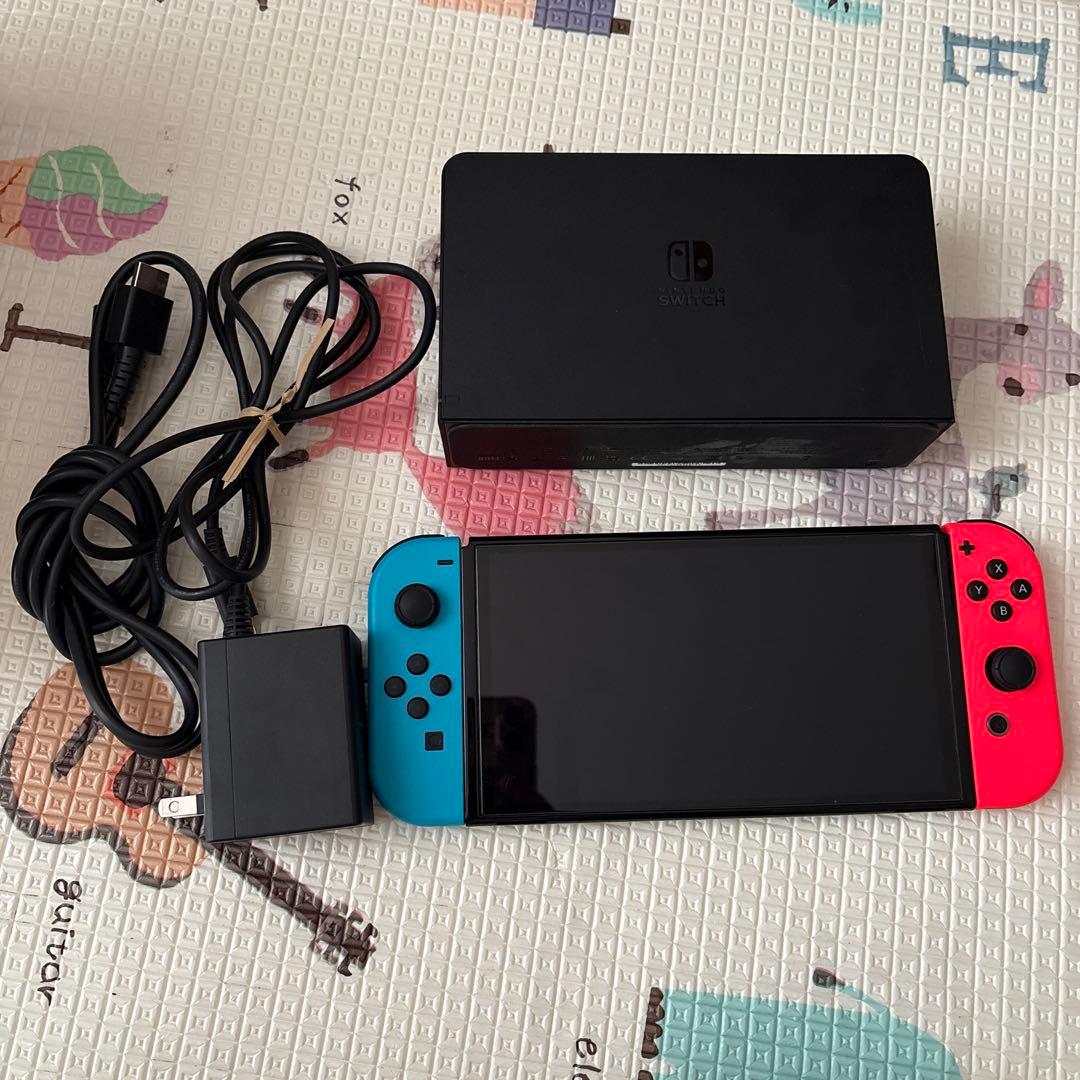 2024.12購入Nintendo Switch 有機EL青/赤 ジョイコン付き