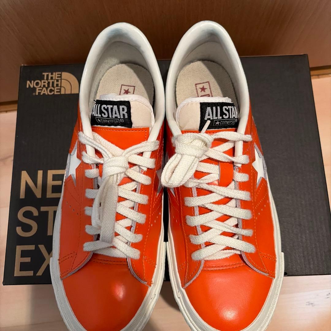 靴 CONVERSE ONE STAR J 25.0cm ORANGE