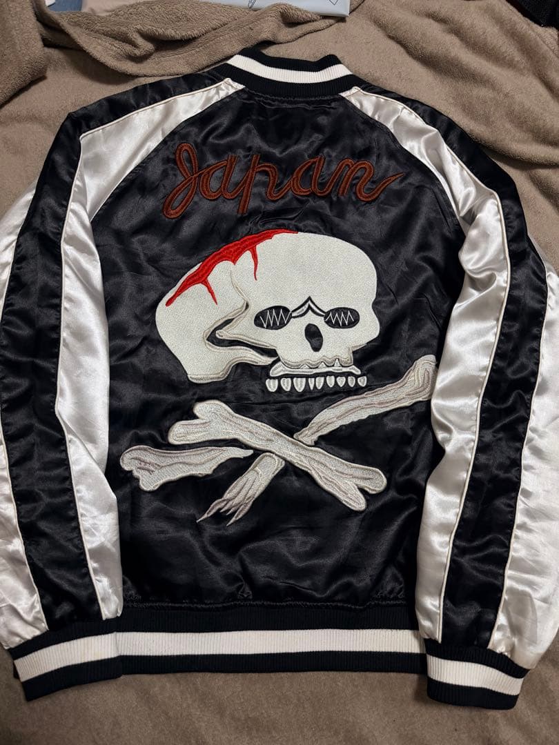 OBORO スカル 日本限定 スカジャン unisex サテン vintage