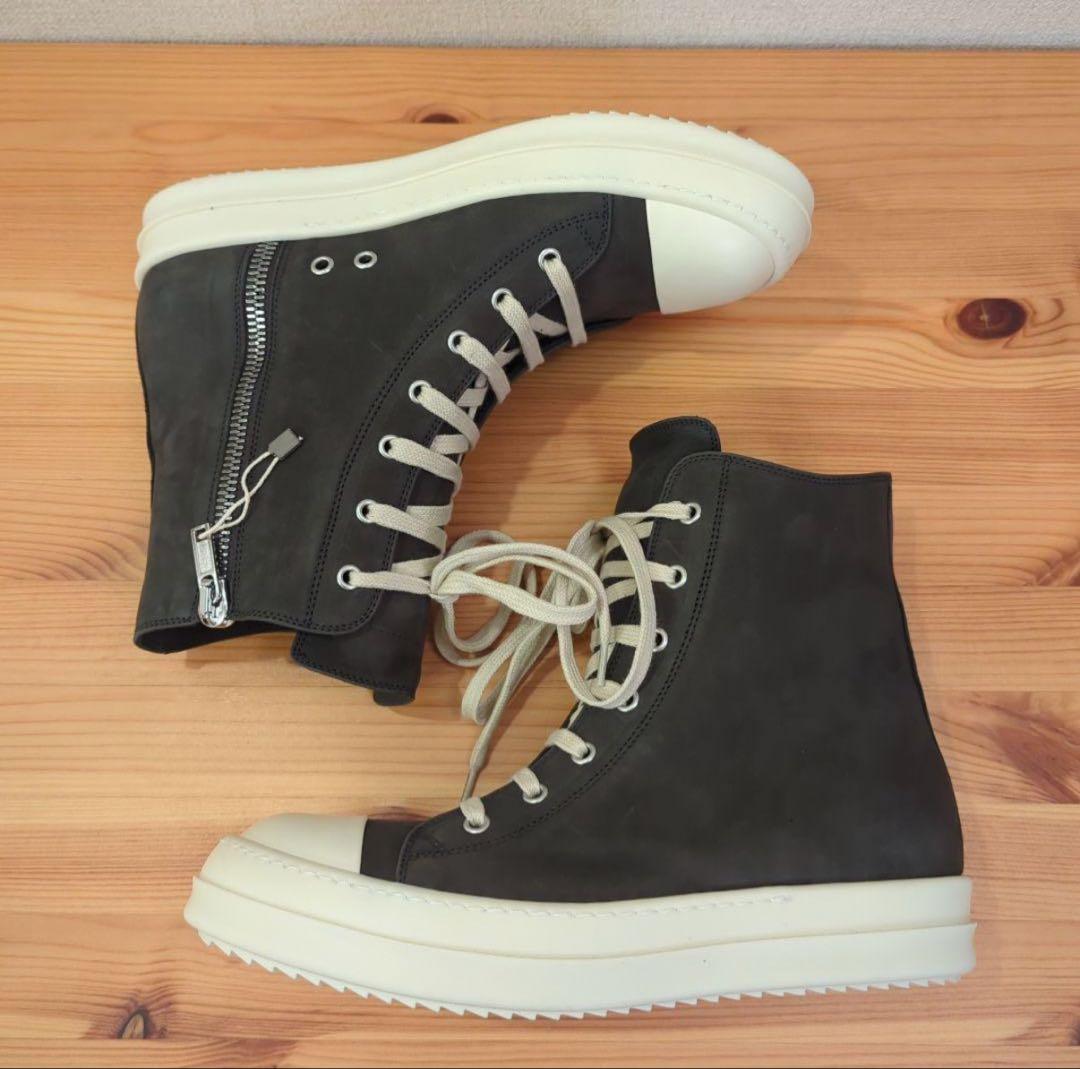 靴 rick owens high sneakers ramones HK