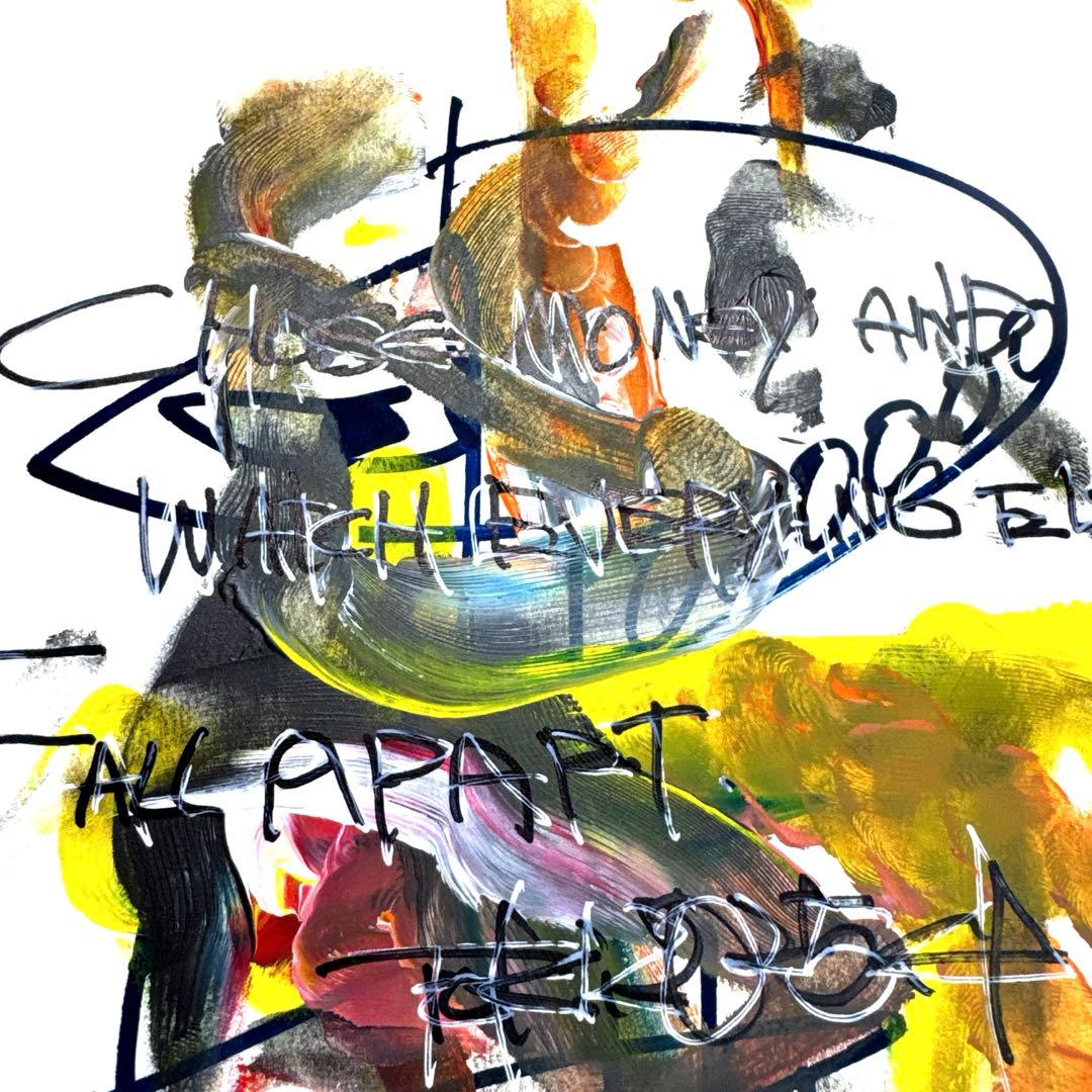 ま*ゃ様 TOKI 抽象画 don't choose money #138