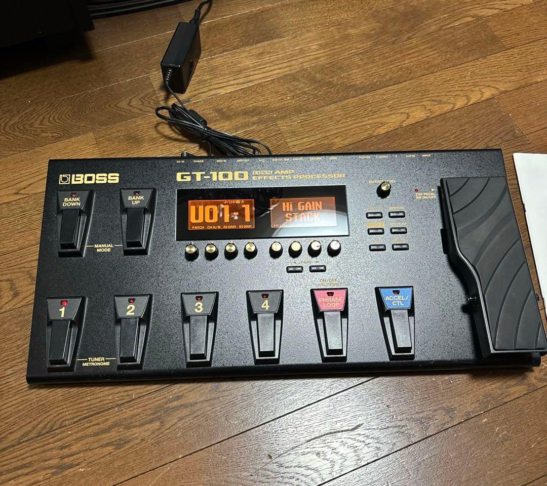 ギター BOSS GT-100 Amazon.co.jp: BOSS/GT-100 COSM Amp Effects Processor ボス : 楽器