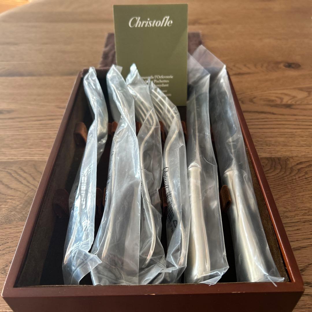 さかな【美品】Christofle フィデリオカトラリー6本専用ケース付き 楽天市場】クリストフ（カトラリーセット｜箸・カトラリー）：食器
