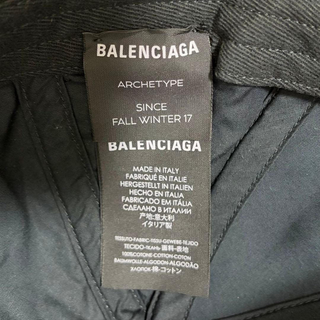 ✨極美品✨BALENCIAGA キャップ L59 新ロゴ マジックテープ 黒 - メルカリ