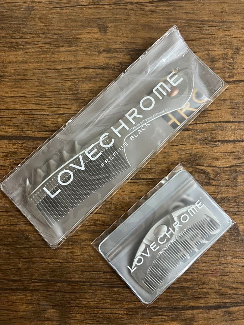LOVECHROME プレミアムブラック コームセット コーム LOVECHROME/ラブクロム PG ツキ プレミアムブラック – レイジー