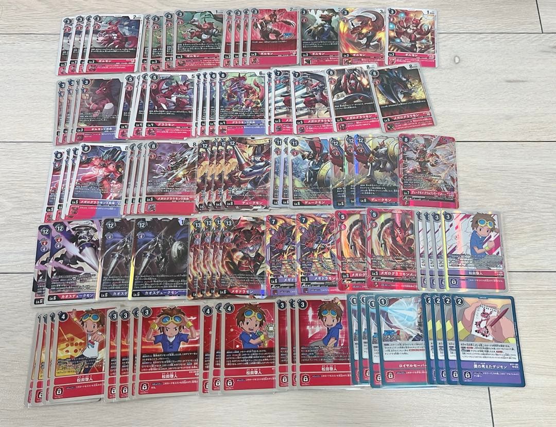デジカ　ギルモン　デュークモン　メギドラモン　デッキ　デッキパーツ