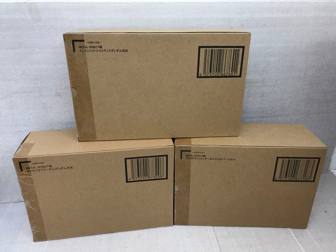 未開封品　L ROBOT魂 ストライクフリーダムガンダム弍式他3点セット