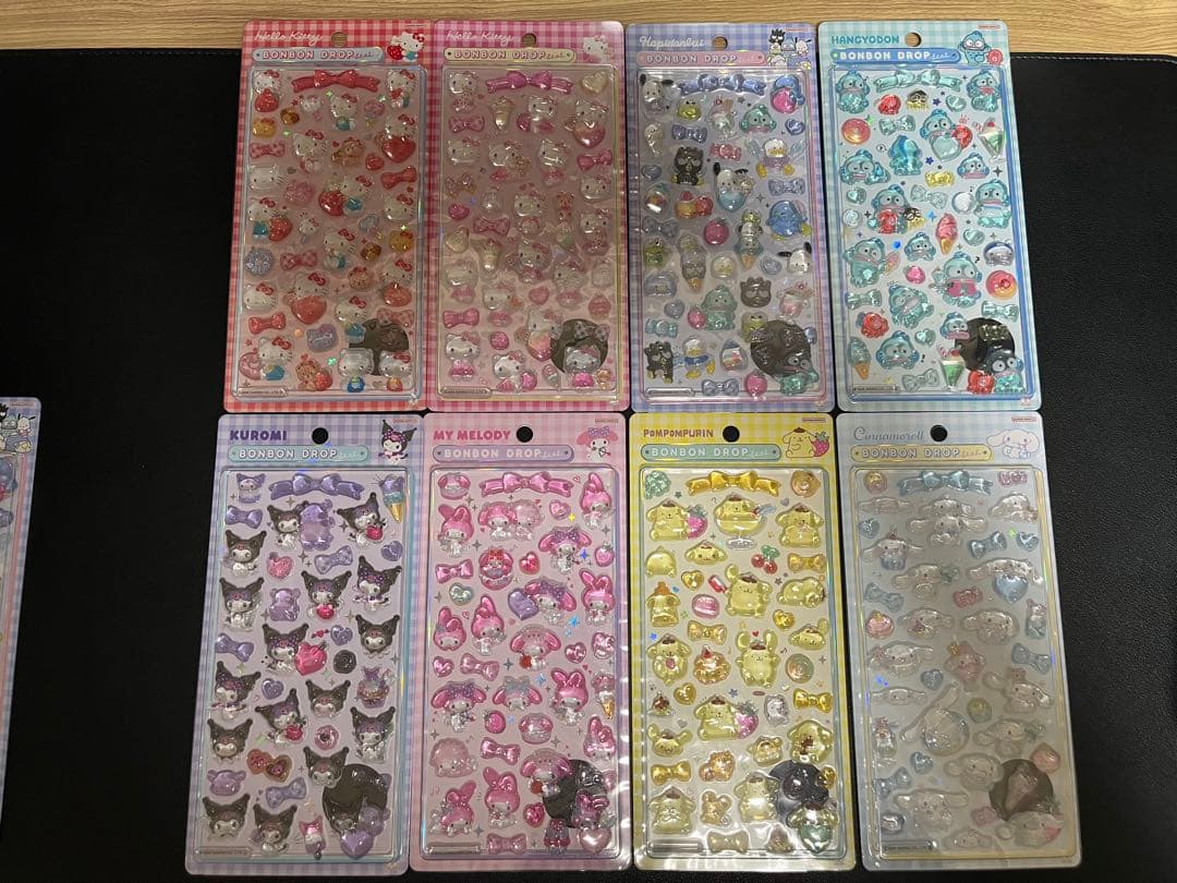 【国内正規品】サンリオ　ボンボンドロップシール　大　第2弾 8種類