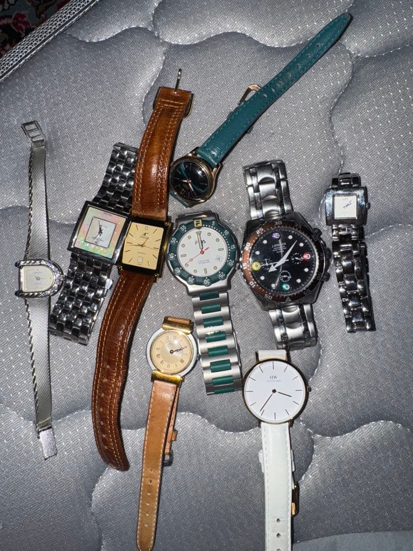 アナログ時計セット 多様なデザイン 9 pieces