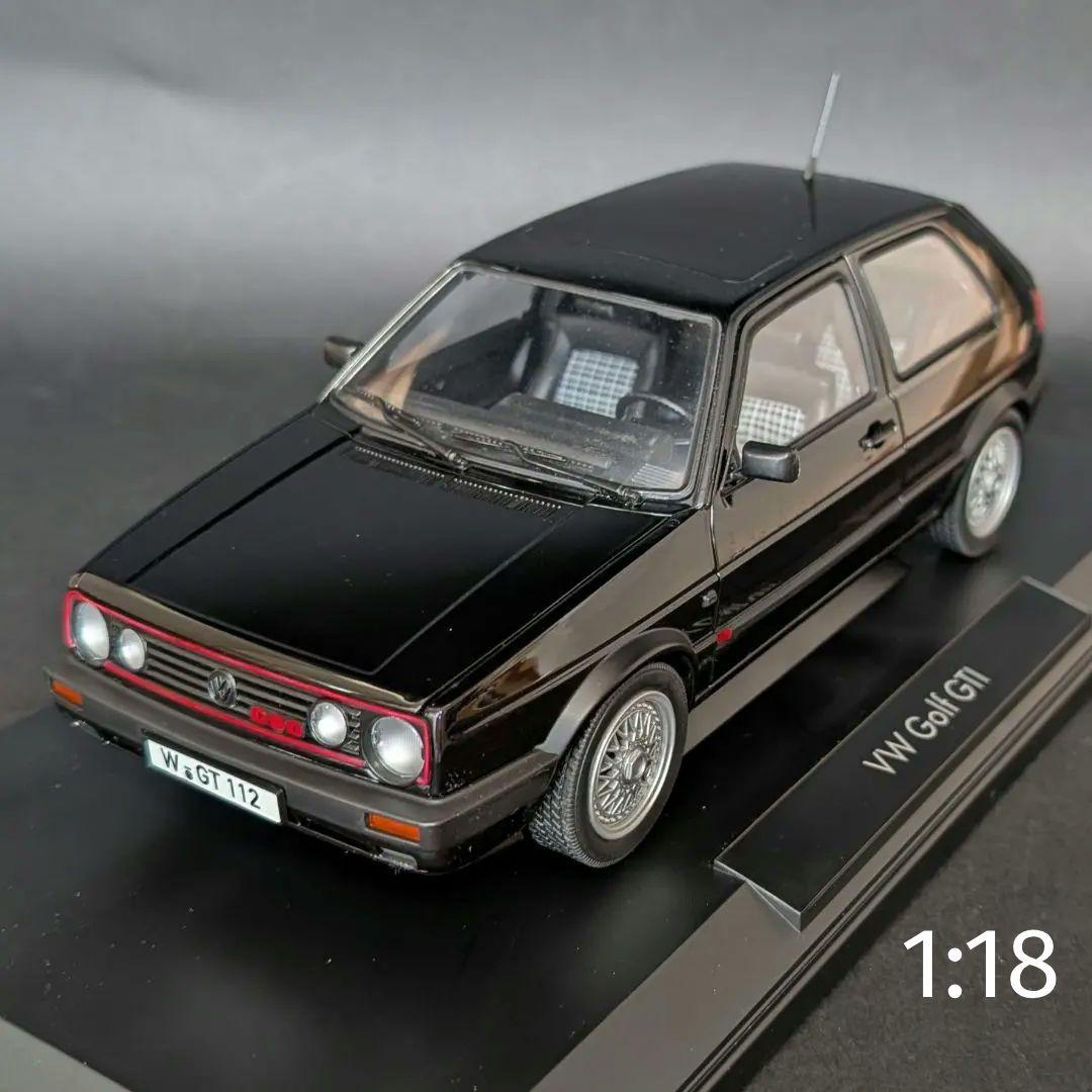 NOREV 1/18 VW GOLF Ⅱ GTI 1990 Black 1:18 Norev VW Golf 2 GTI G60 Edition One 1990 Dark Burgundy