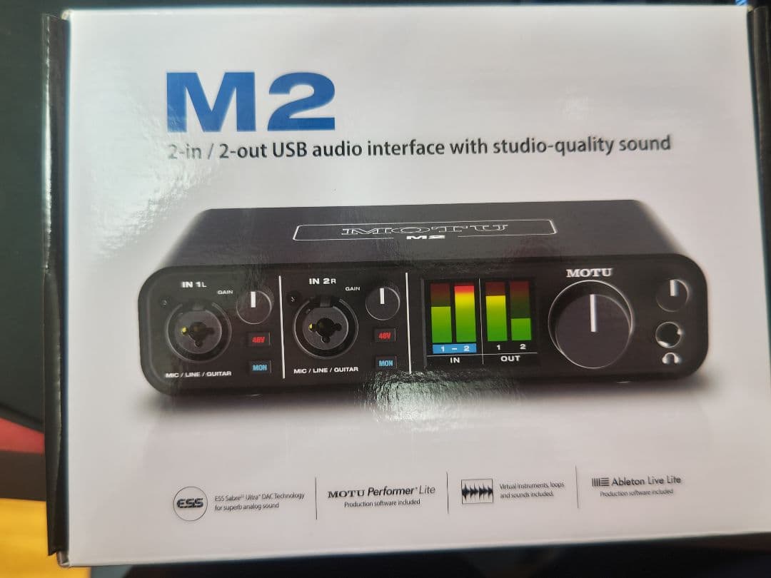 MOTU M2 【オーディオインターフェイス】