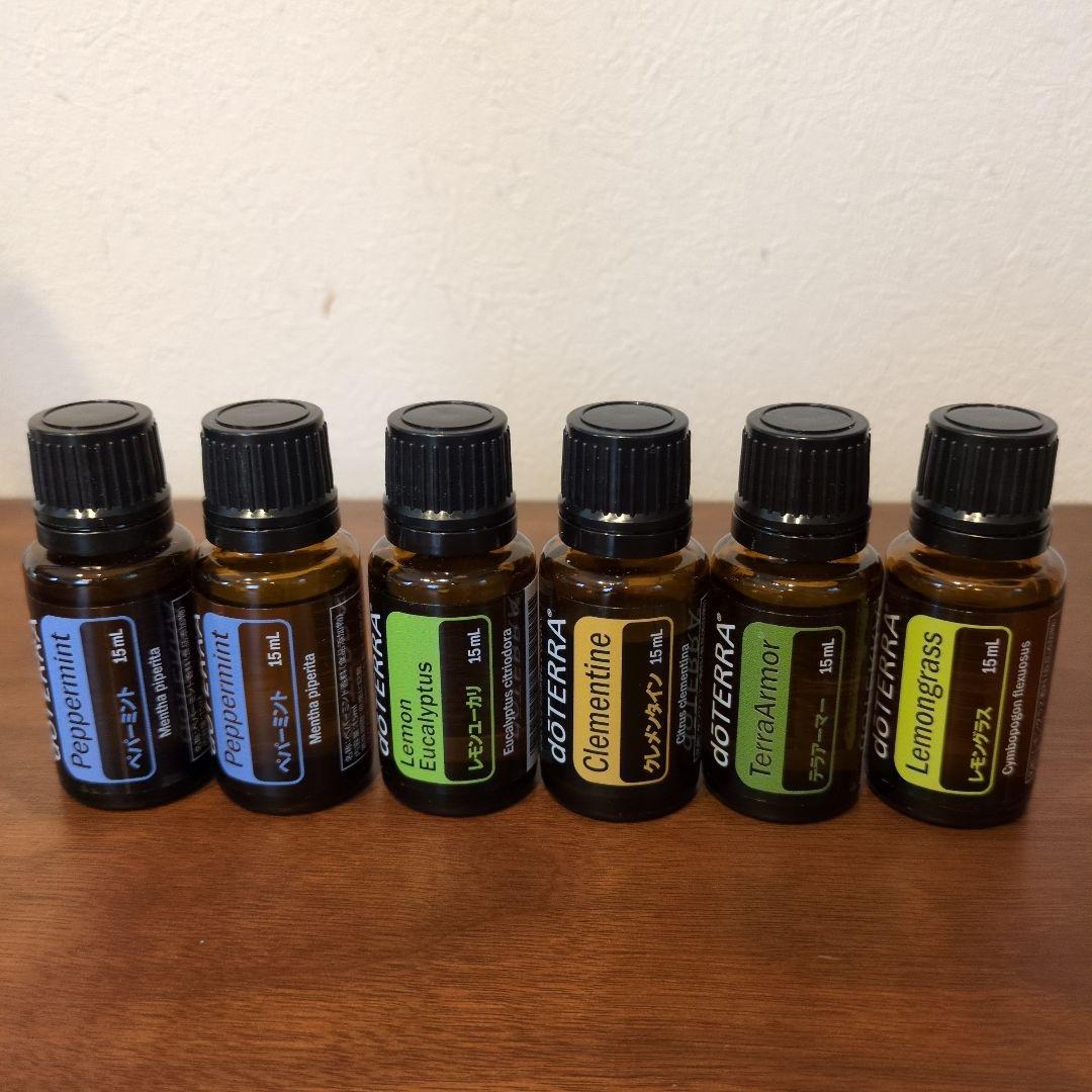 新品！doTERRA エッセンシャルオイル　6本セット