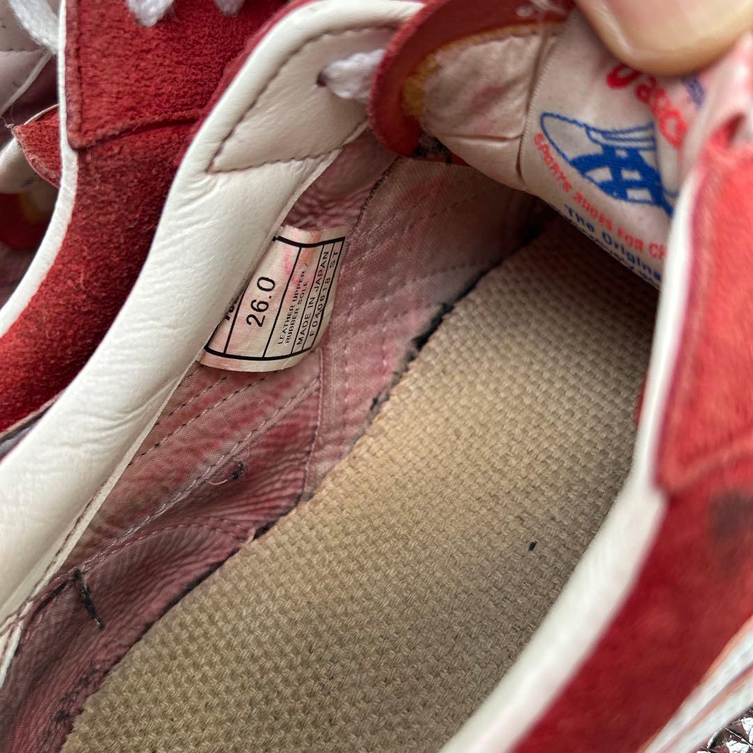 ウェイトリフティングシューズ(26.0cm)asics レッド