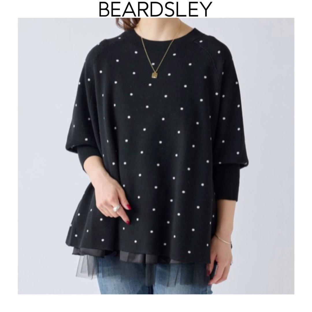 BEARDSLEY ビアズリー　チュチュキャミニット　ブラック　ドット　洗える