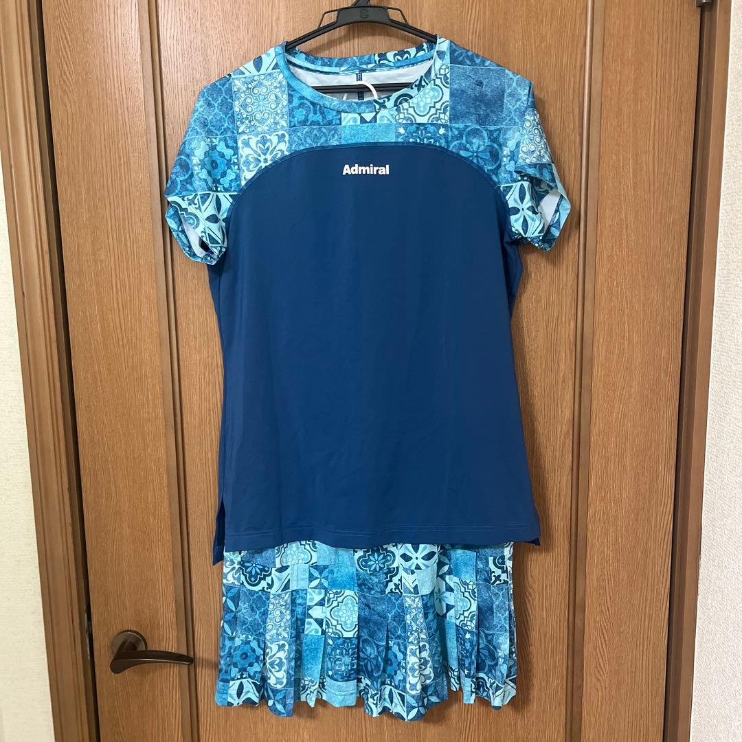 Admiral テニスウェア 青系　上下XL