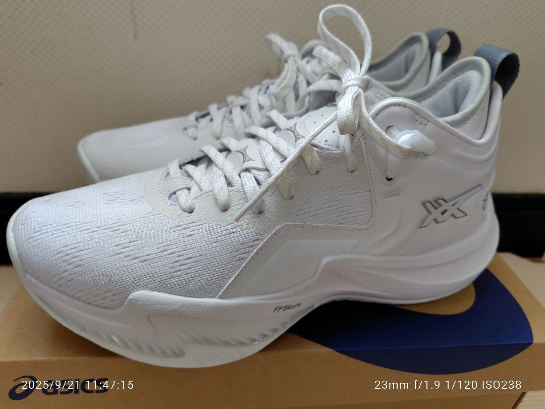 アシックス ノヴァサージロー2 25.0美品 NOVA SURGE Low2 アシックス（ASICS）（メンズ、レディース）バスケットシューズ