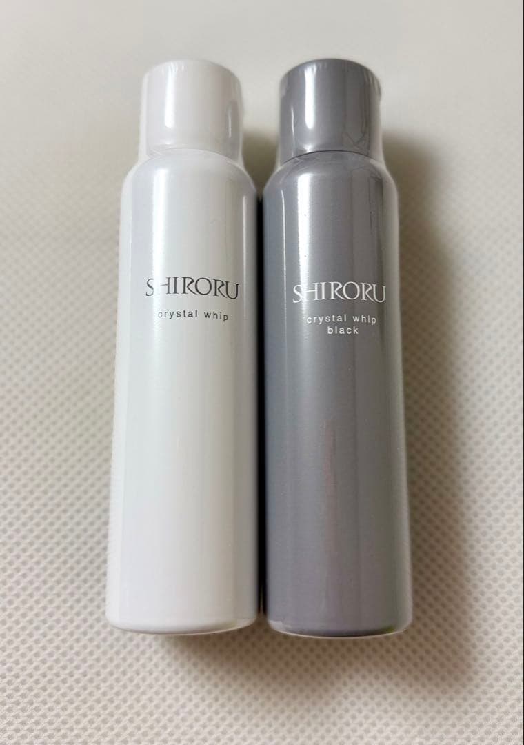 未開封・新品】SHIRORU クリスタルホイップ ホワイト&ブラックセット