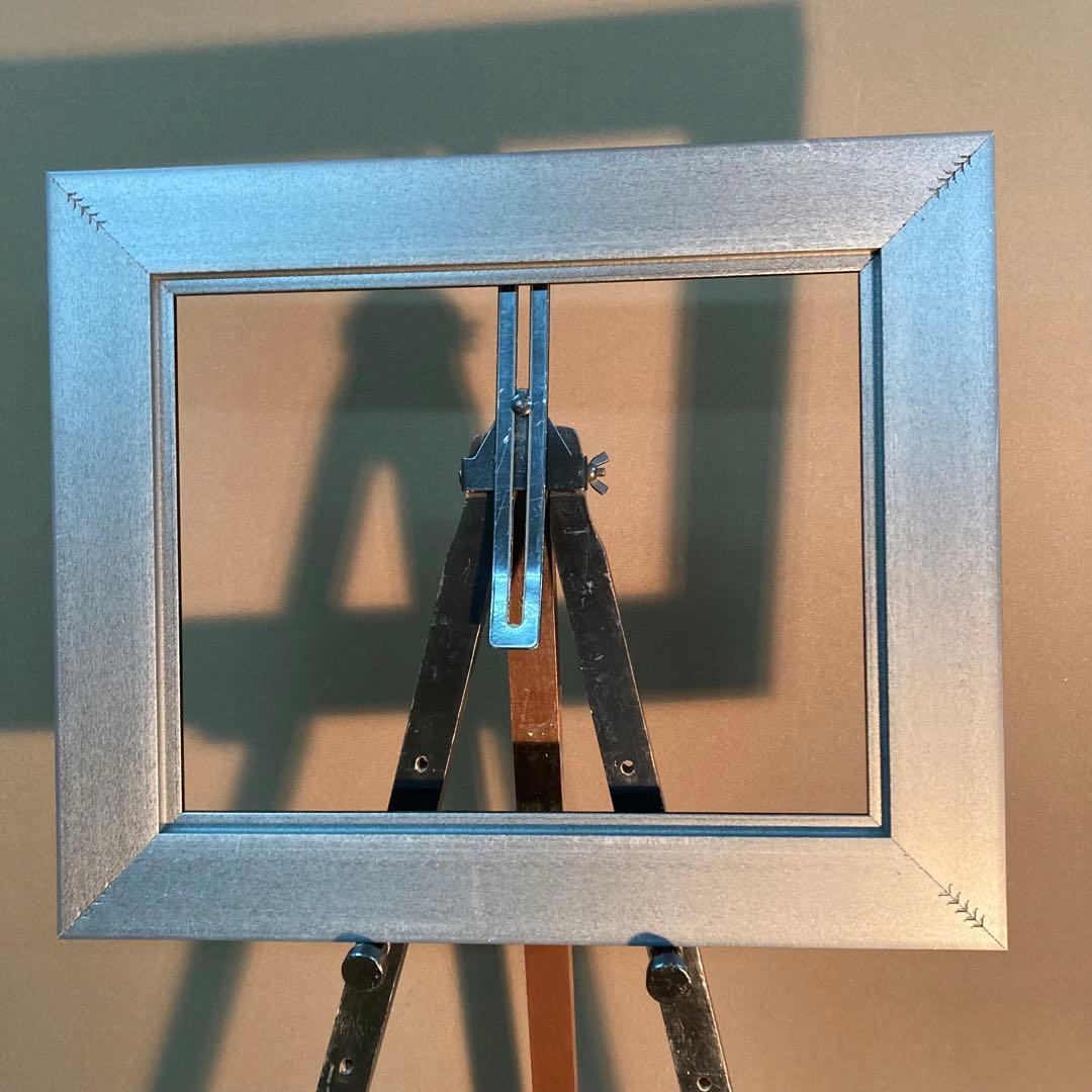 F6号 油絵用 額縁 フレーム 木製 Bウッド キャンバス取付木枠、金具