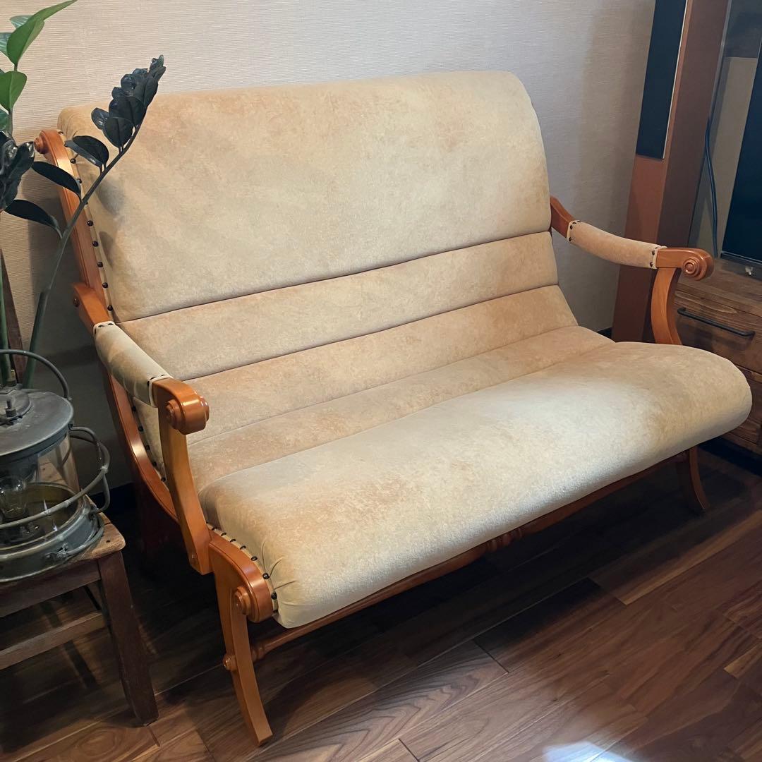 【美品】ダニエル家具　横浜クラシック家具　ブーツ　２人掛け　ソファ　横浜家具