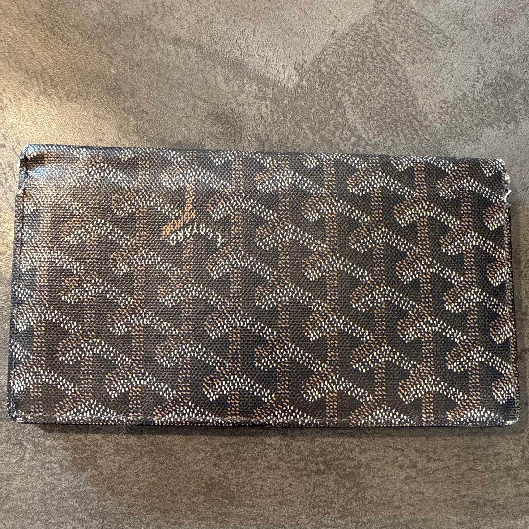 GOYARD ゴヤール　ヘリンボーン　長財布　黒
