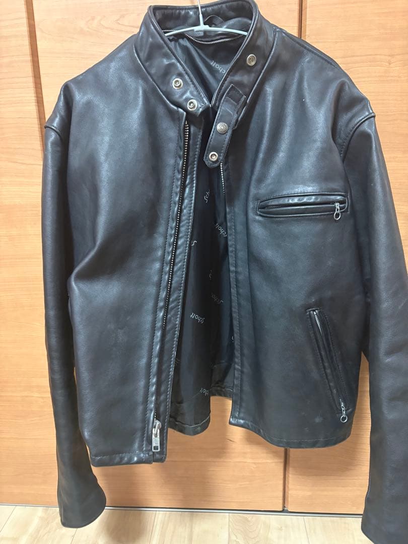 Schott シングルライダースジャケット