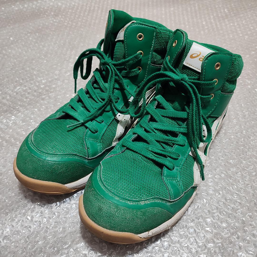 アシックス 限定カラー ウィンジョブ CP218 ケール×ホワイト 26.5cm