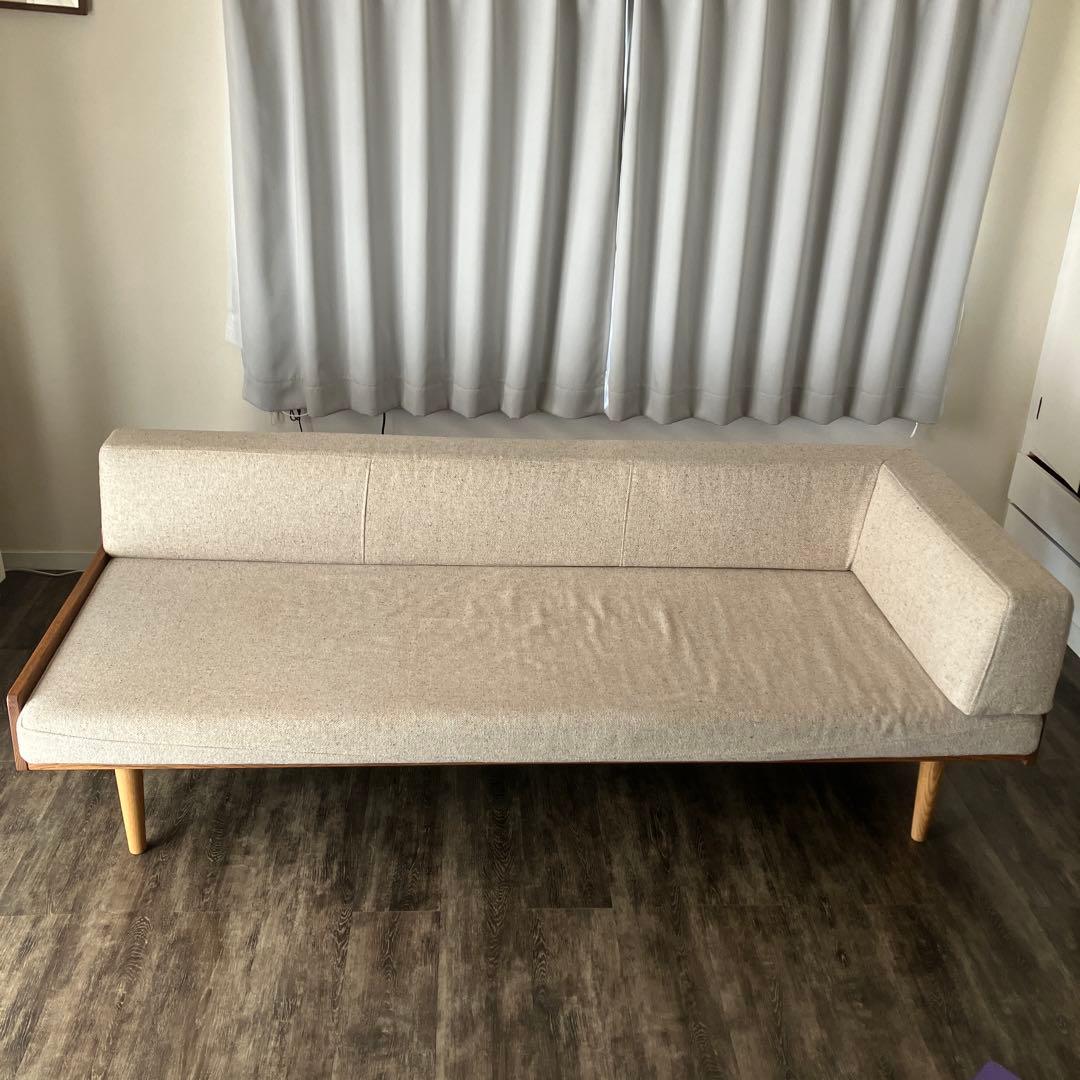 モモナチュラル デイソファ 3p 北欧 ナチュラル