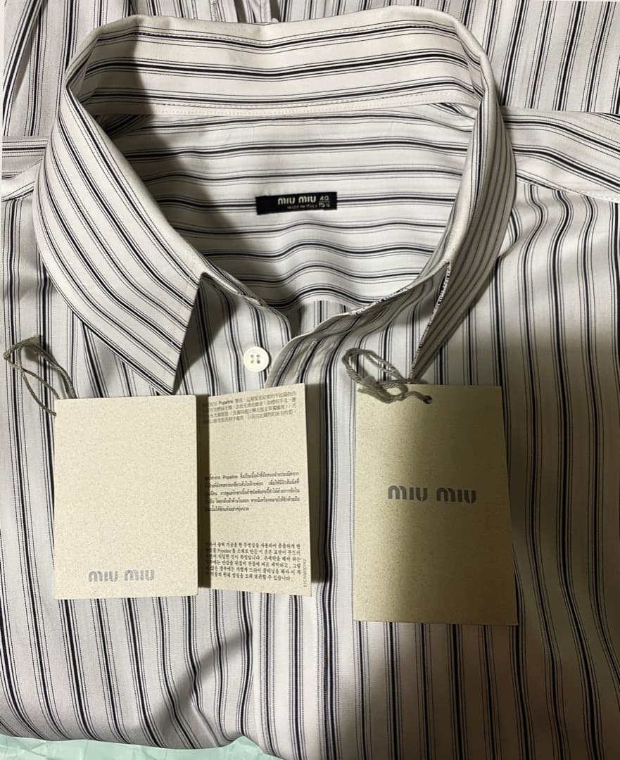 miu miu ミュウミュウ シャツPrada archive アーカイブY2K