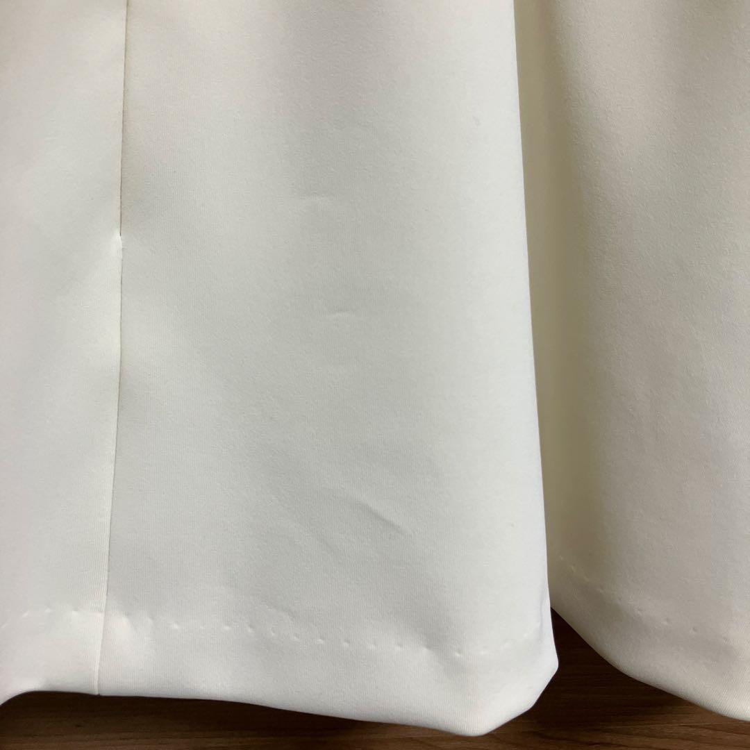 ユナイテッドアローズ SPONGY パールモチーフ ペプラム ブラウス