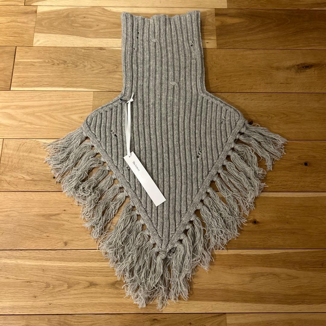 小物 The Letters KNITTED FRINGE NECK WARMER