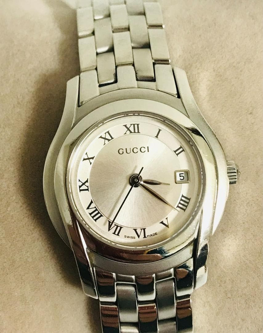 美品☆グッチ GUCCI 5500L 腕時計 - メルカリ