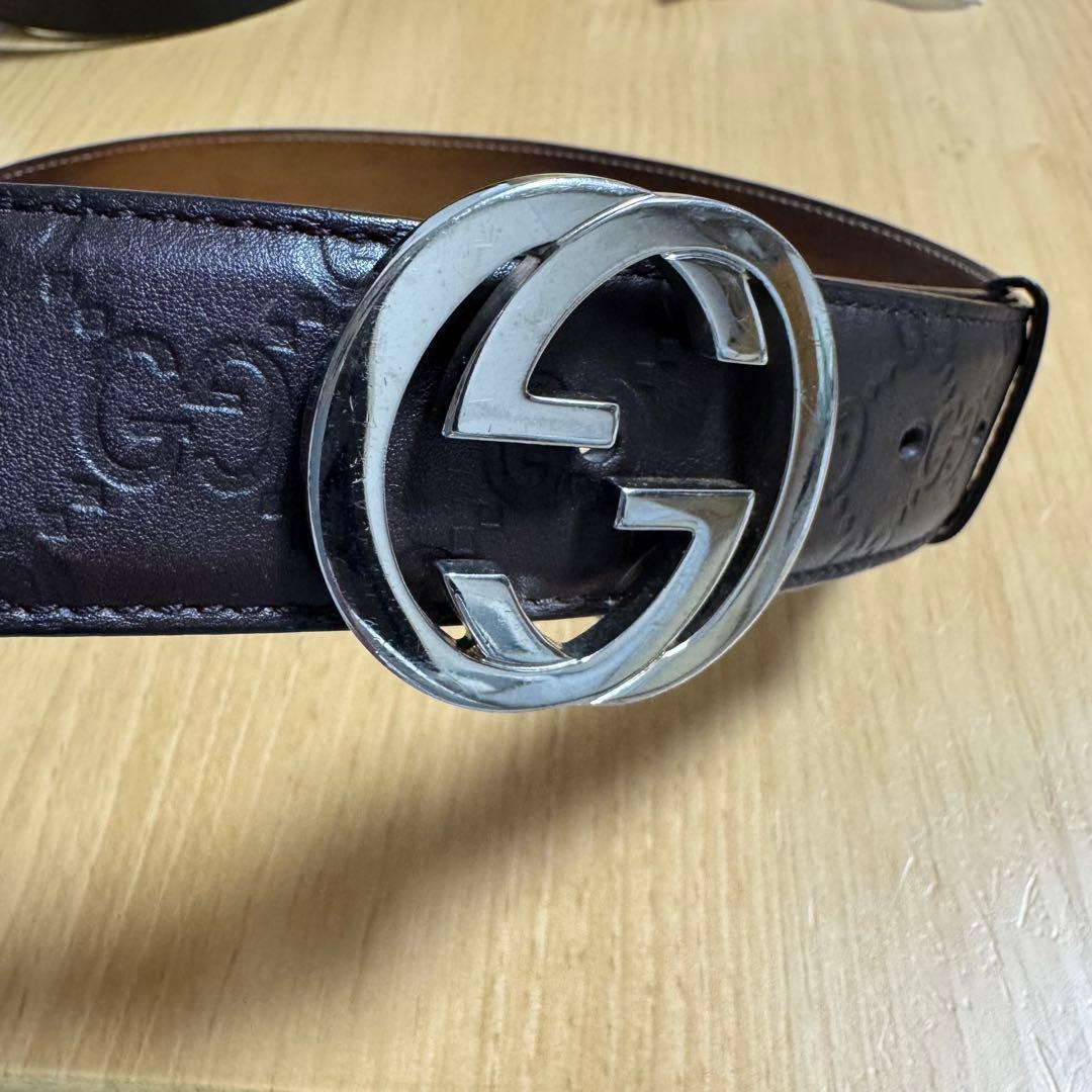GUCCI グッチ GGマーモント レザーベルト