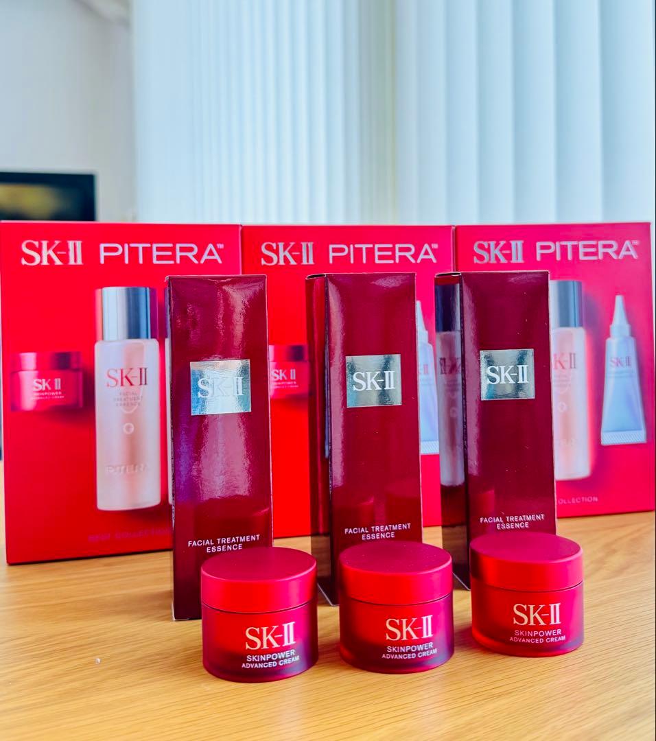 SK-II フェイシャルトリートメントエッセンス スキンパワー クリーム × 3