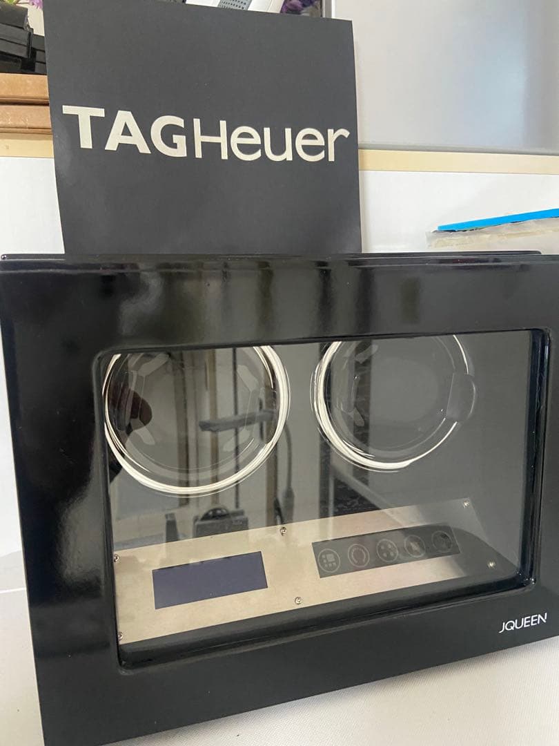 ワインディングマシーン 2本　JQUEEN ウォッチワインダー ブラック・木目