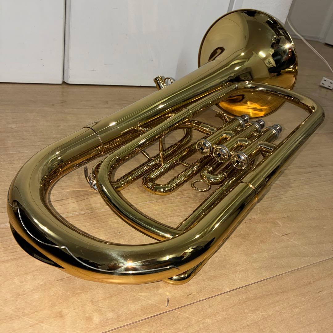 希少 美品 メンテ済み amoon ユーフォニアム 本体 ケース付き - メルカリ