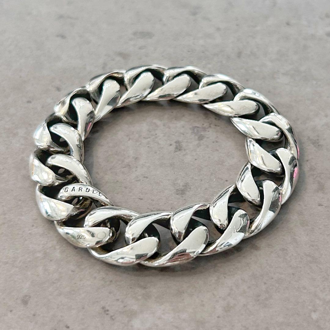 【最高級】GARDEL ガーデル LINKブレスレット 925 極太
