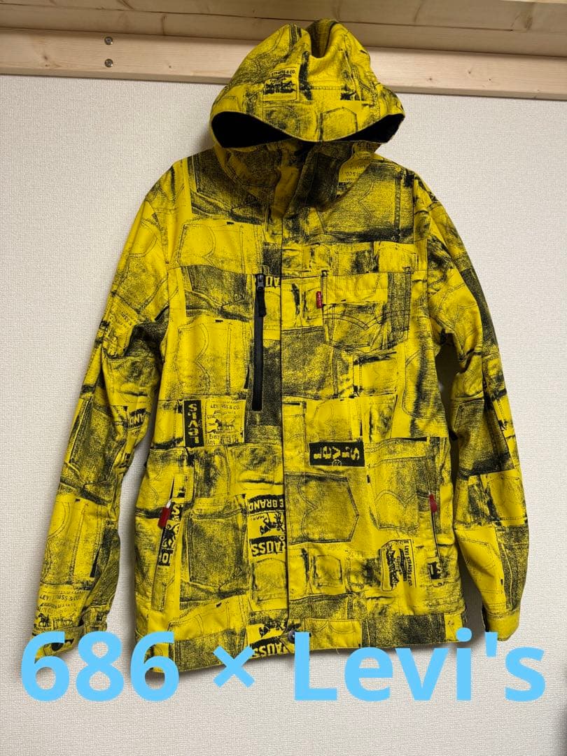 古着 美品 686 × Levi's リーバイス スノーボードコラボ Mサイズ