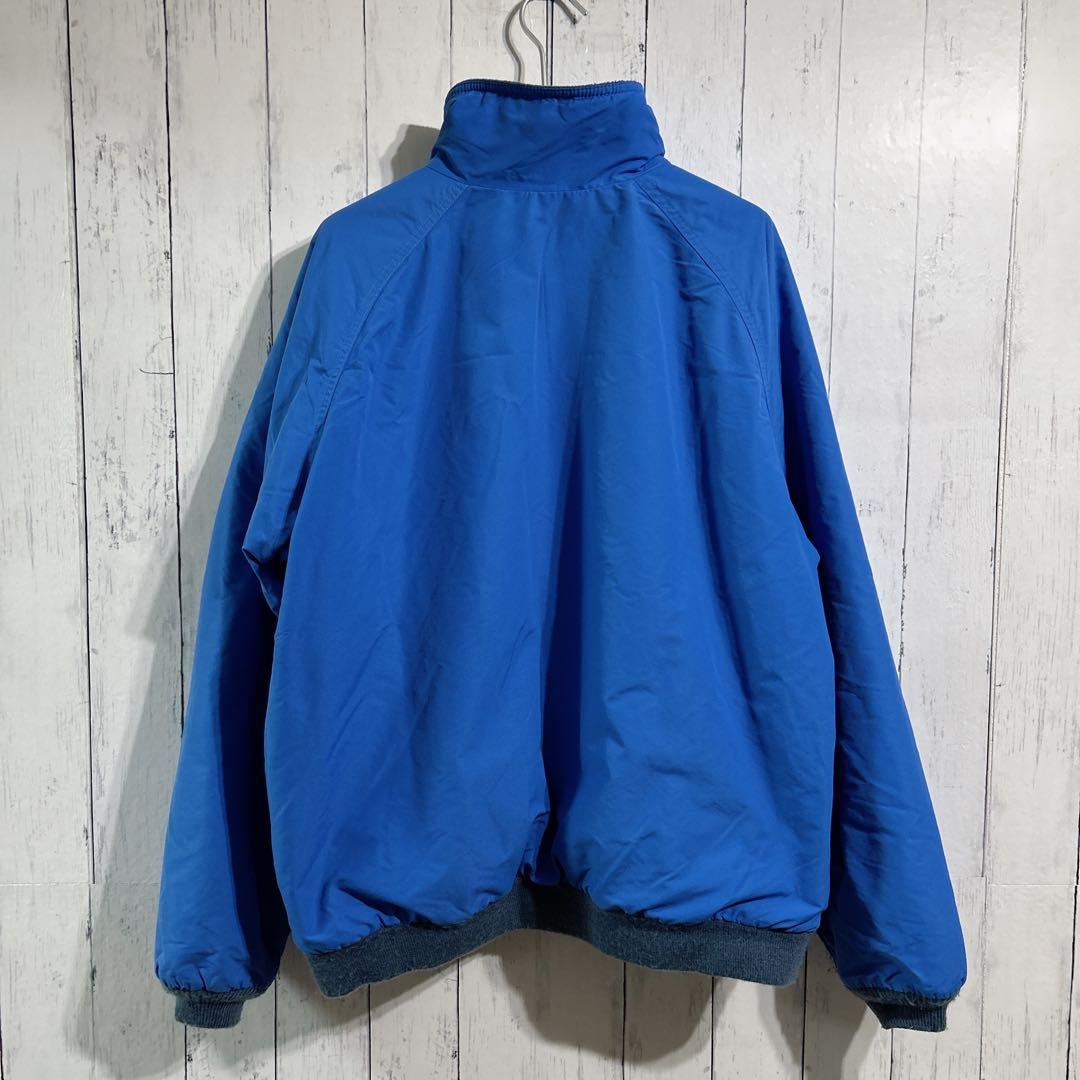 希少USA製 L.L.Bean ウォームアップジャケットジャンパー ブルー