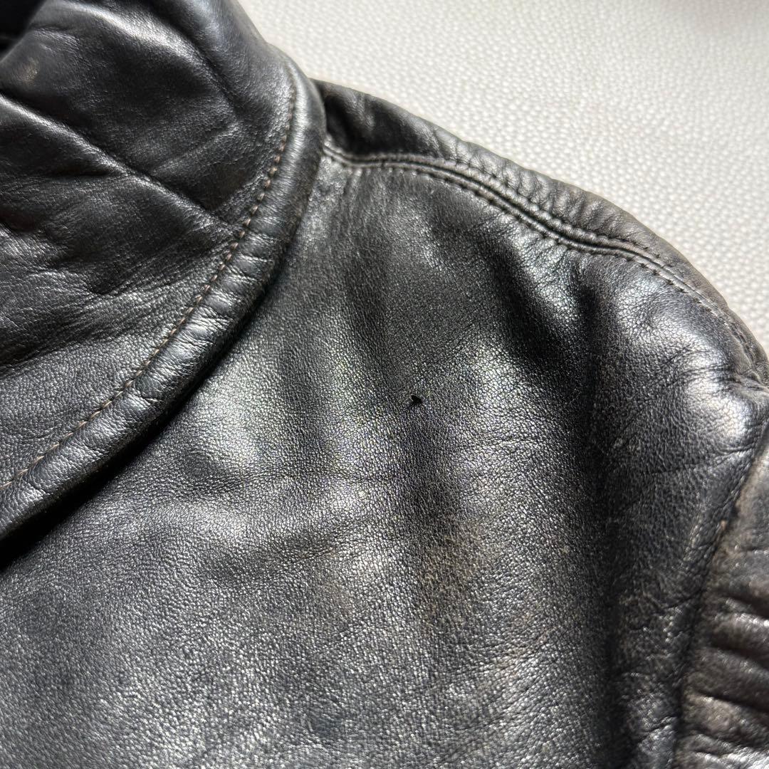 40s 50s モーターサイクルジャケット コの字留めWICOジップ - メルカリ