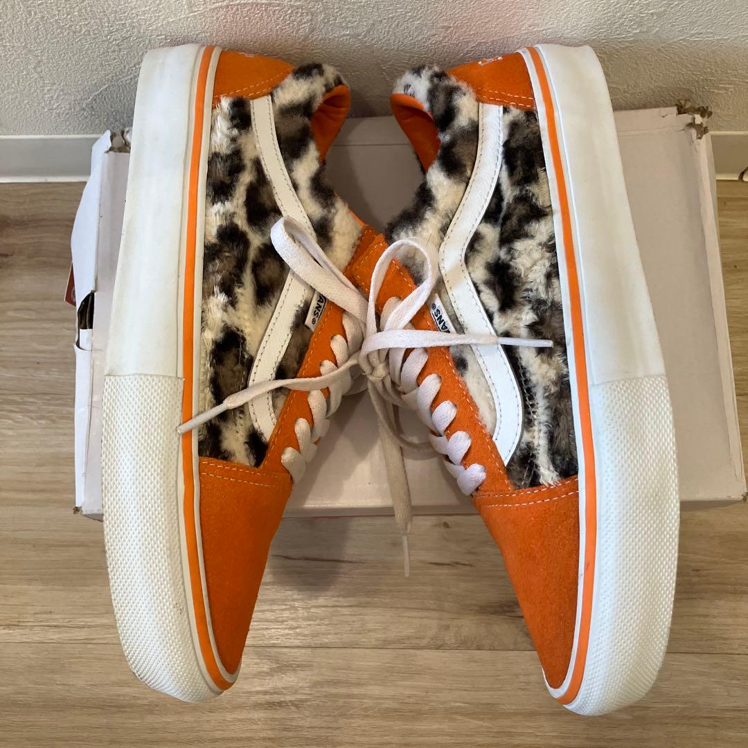 ☆ シュプリーム×バンズ レオパード オールド スクール オレンジ 27