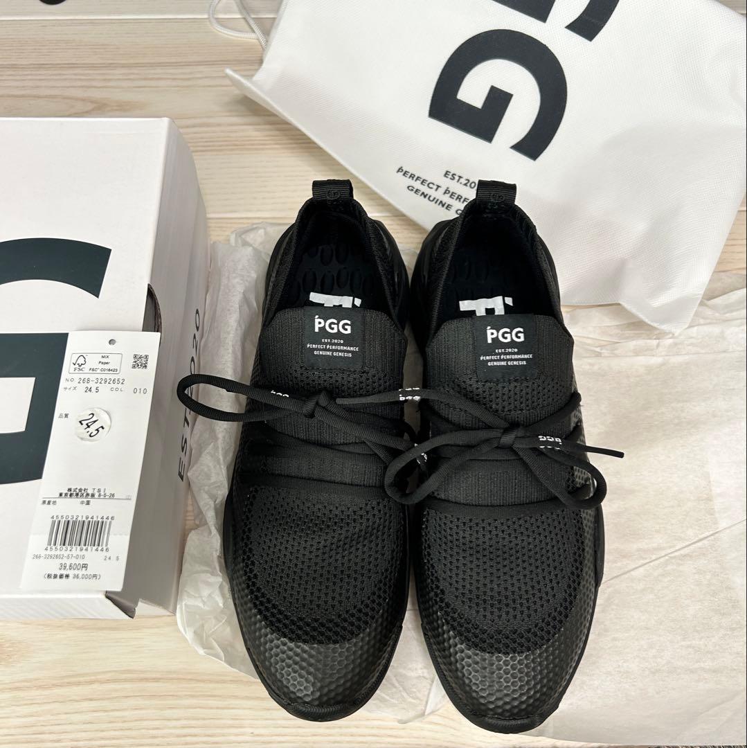 新品PGG ゴルフシューズ24.5