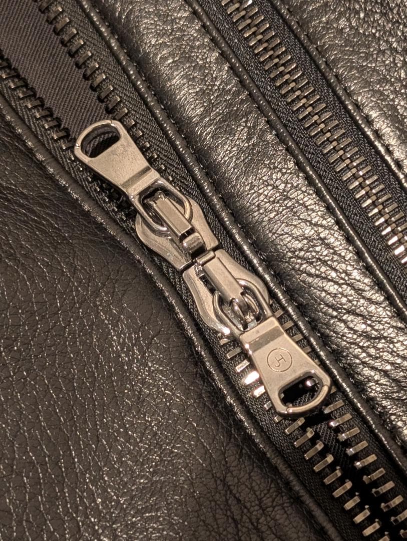 定価18万 junhashimoto ディアスキン インナー ライダース 鹿革 - メルカリ