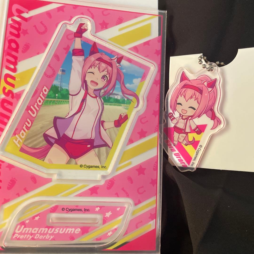 ダイソー ウマ娘 ハルウララ アクリルスタンドアクリルキーホルダー
