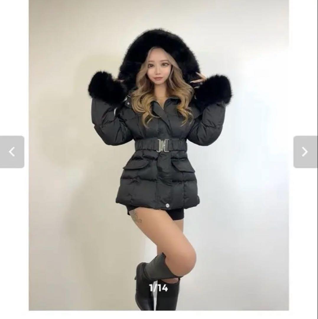 【新品未使用・値下げ❌】intherise ボリュームファーベルト付きジャケット